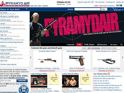 Great deals on air guns...