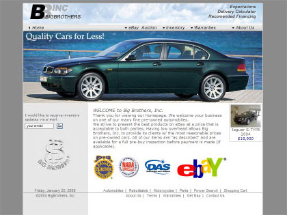 Big Brothers - Online Auto Store